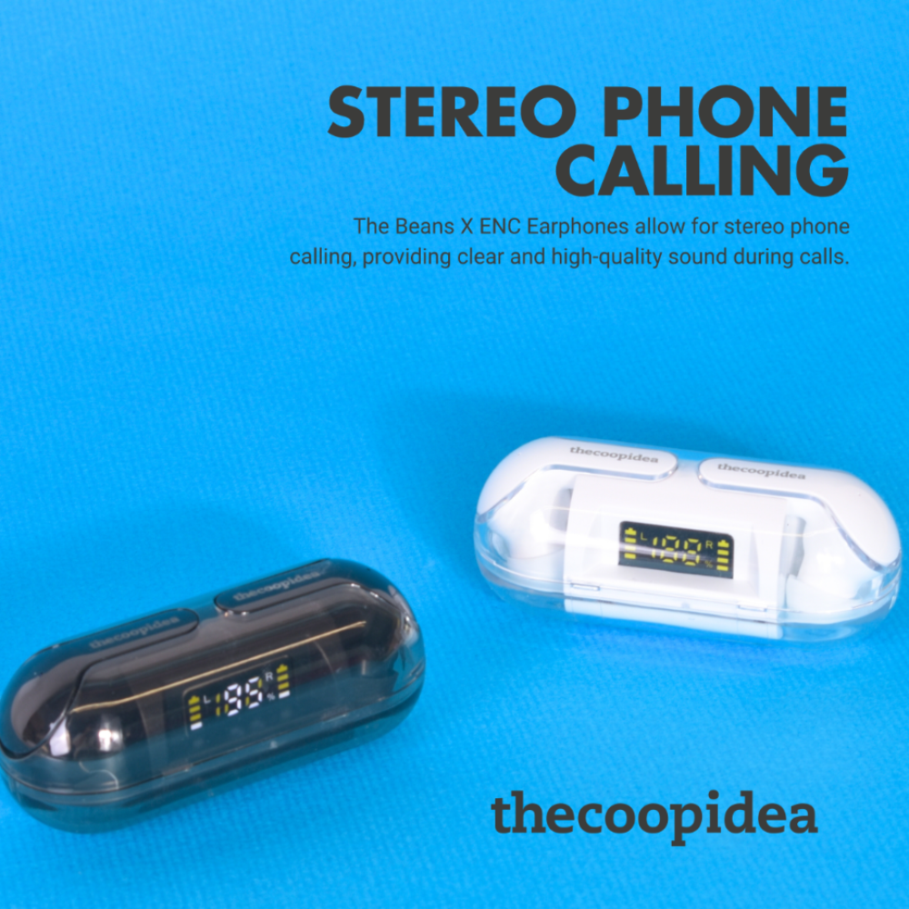 thecoopidea BEANS X ENC True Wireless Earphones McBay Pte Ltd