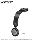 Acefast D37 Magnetic Wireless Charging Car Holder for Dashboard - Black