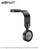 Acefast D37 Magnetic Wireless Charging Car Holder for Dashboard - Black