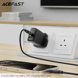 [1 for 1] Acefast C16-03 USB-C to USB-C TPE Charging Data Cable (1.2m) - Black