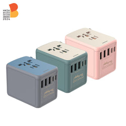 MONOCOZZI BON VOYAGE | Travel Adaptor with 35W with 3 x USB and 2 x USB-C PD Connector