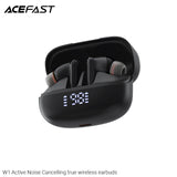 Acefast W1 Active Noise Cancelling True Wireless Earbuds - Black