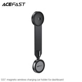 Acefast D37 Magnetic Wireless Charging Car Holder for Dashboard - Black