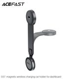 Acefast D37 Magnetic Wireless Charging Car Holder for Dashboard - Black