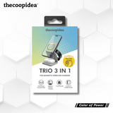 thecoopidea Trio Foldble 3 in 1 15W Magnetic Wireless Charger - Grey