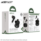 Acefast W1 Active Noise Cancelling True Wireless Earbuds - Black