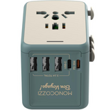 MONOCOZZI BON VOYAGE | Travel Adaptor with 35W with 3 x USB and 2 x USB-C PD Connector