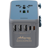 MONOCOZZI BON VOYAGE | Travel Adaptor with 35W with 3 x USB and 2 x USB-C PD Connector